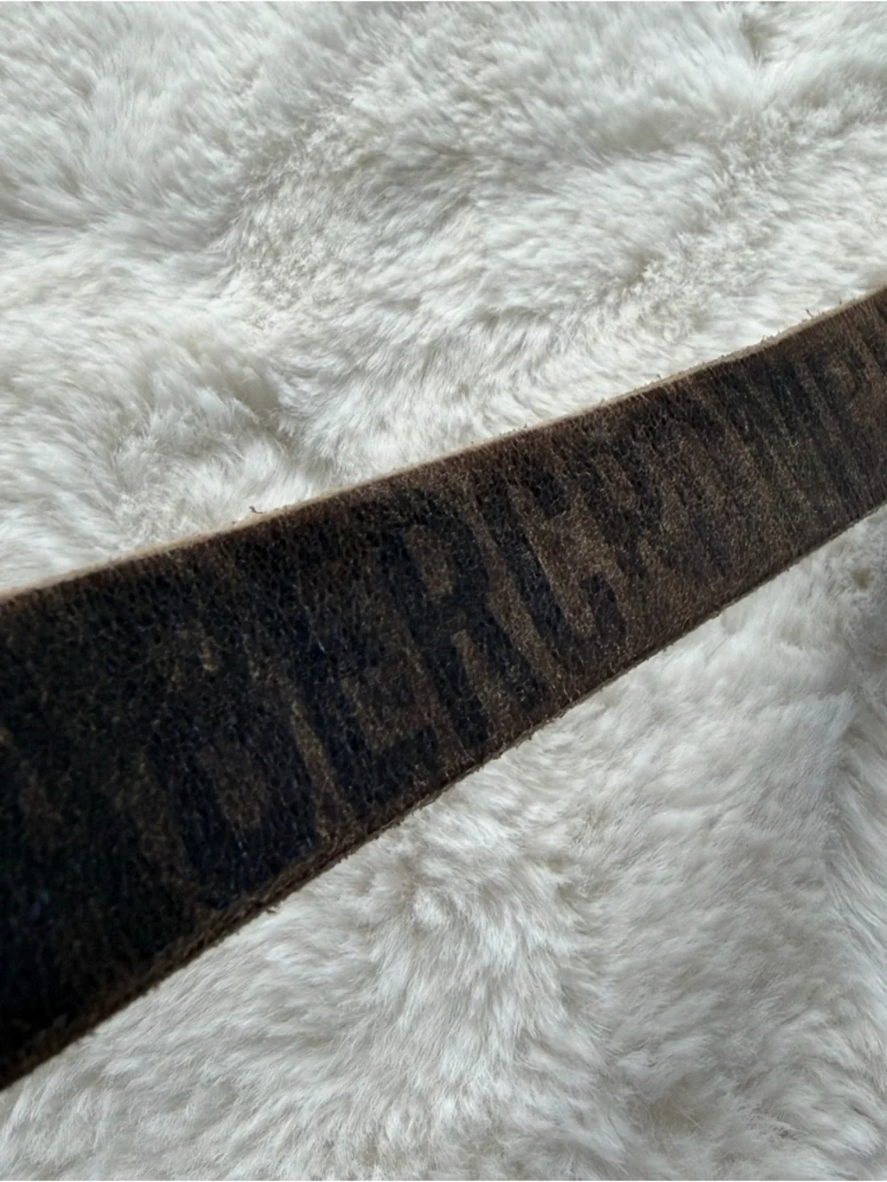 Abercrombie Kids Leather Belt Size 5–8 Brown Distressed Vintage